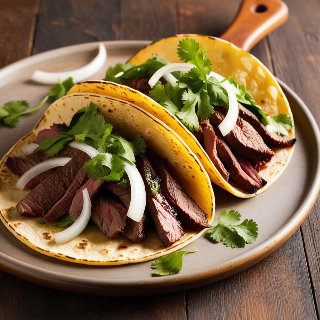 Steak Tacos with Tortilla Chips *GF*