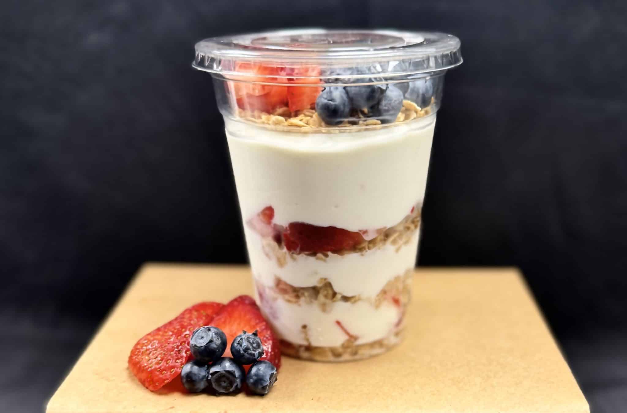 Yogurt, Fruit, Granola Parfait *Vegetarian*